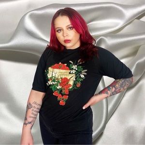 RARE VINTAGE STRAWBERRY CREW NECK